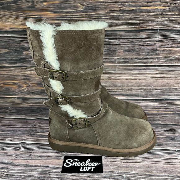UGG Shoes - Ugg Maddi Women's Brown Suede Lined Winter Boots